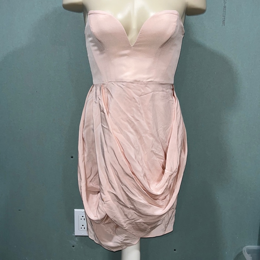 Zimmermann Mini Pink Silk Dress